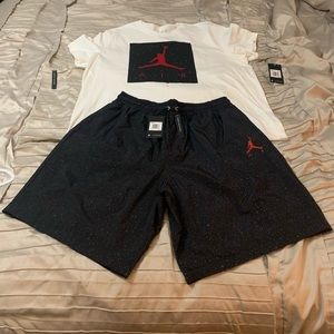 Jordan set. Two 3X shirts & 3X shorts.